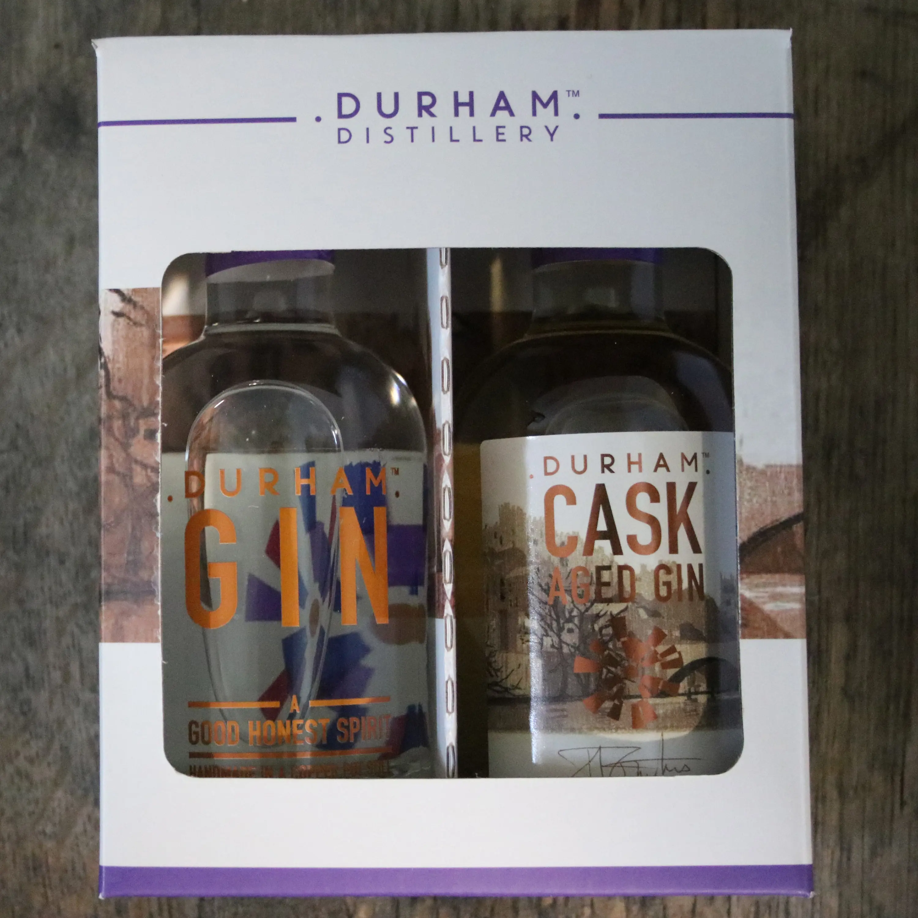 Durham Gin And Cask Gin Gift Pack 2 x 20cl